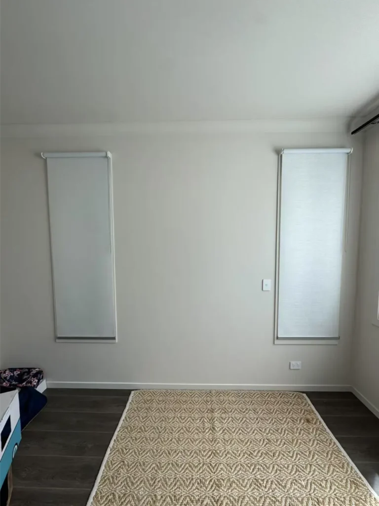 TV blockout blinds two besides