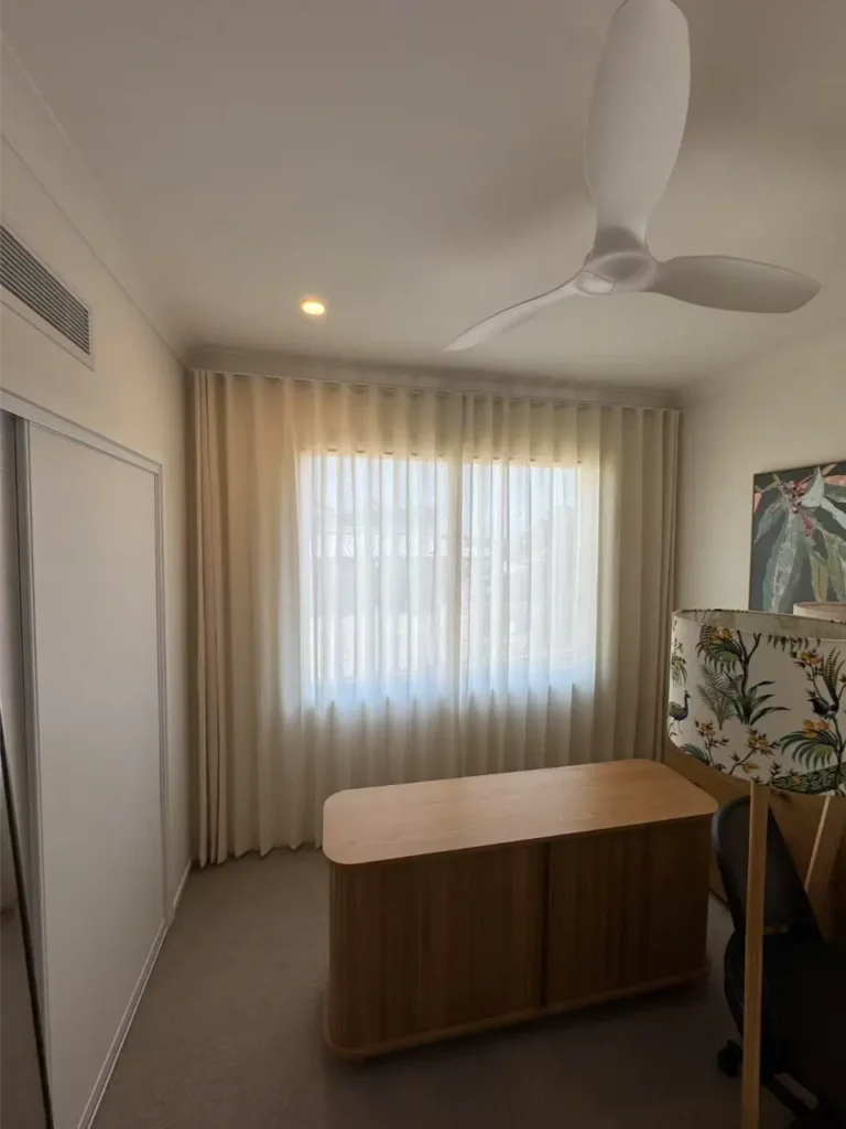 creamy sheer full wall