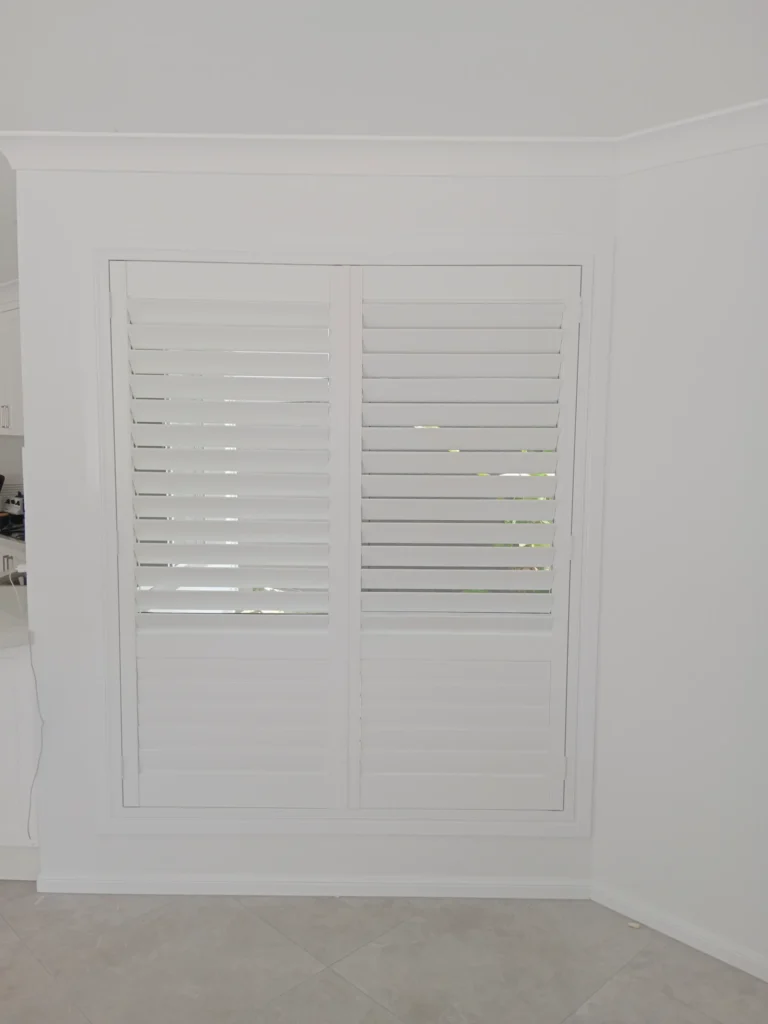 large shutter double open