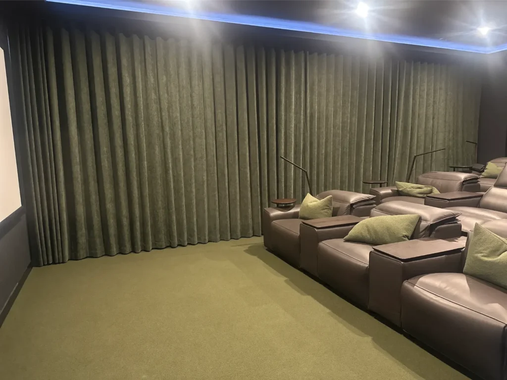 curtain with full wall