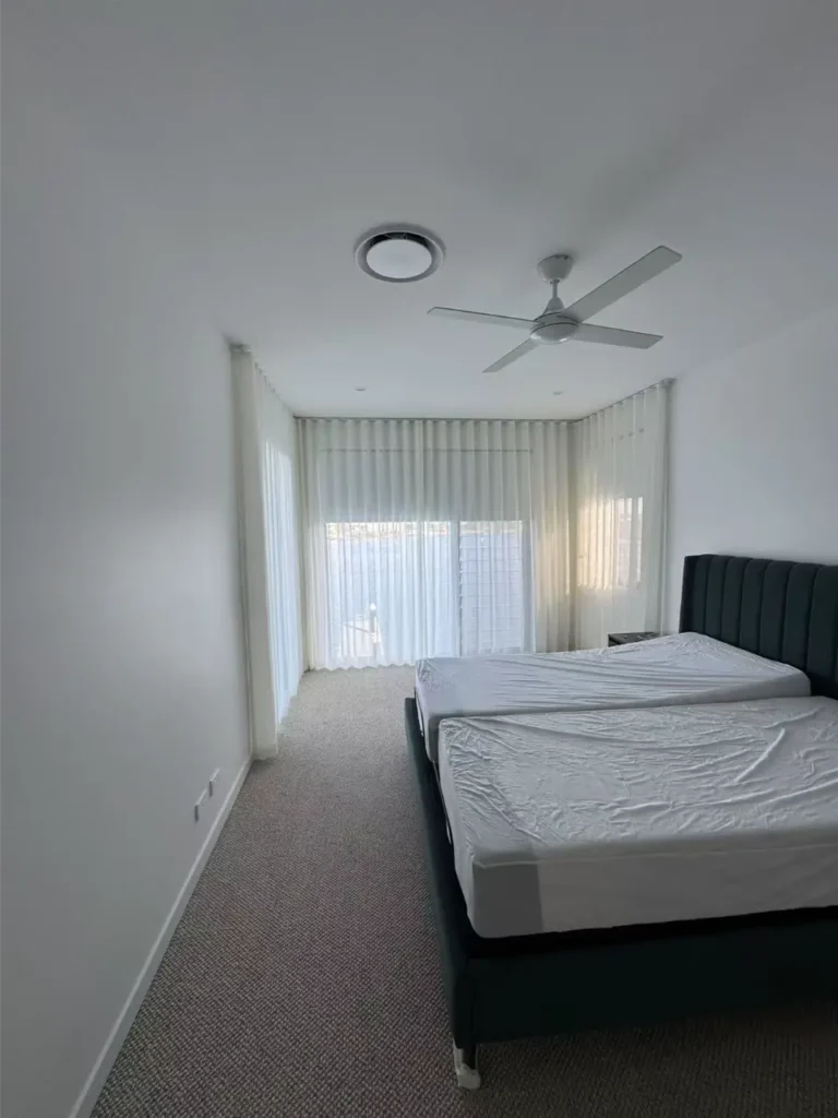 sheer wth blinds L shape