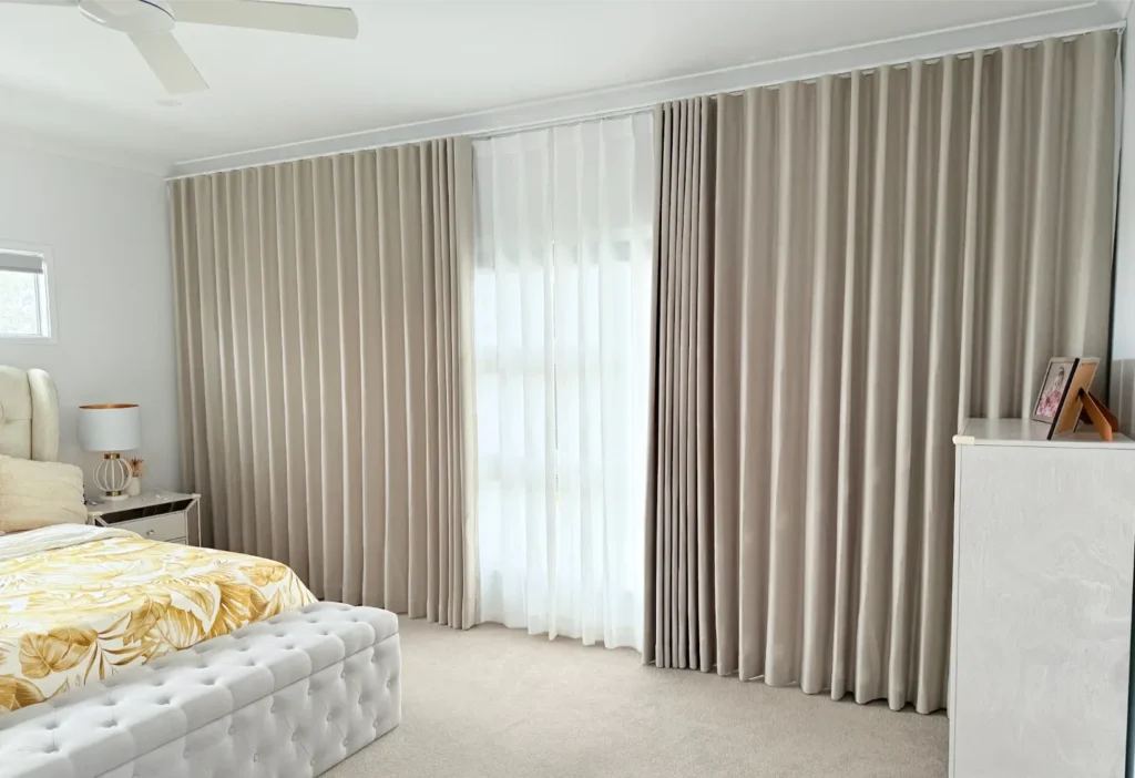 curtain with sheer oin bedroom
