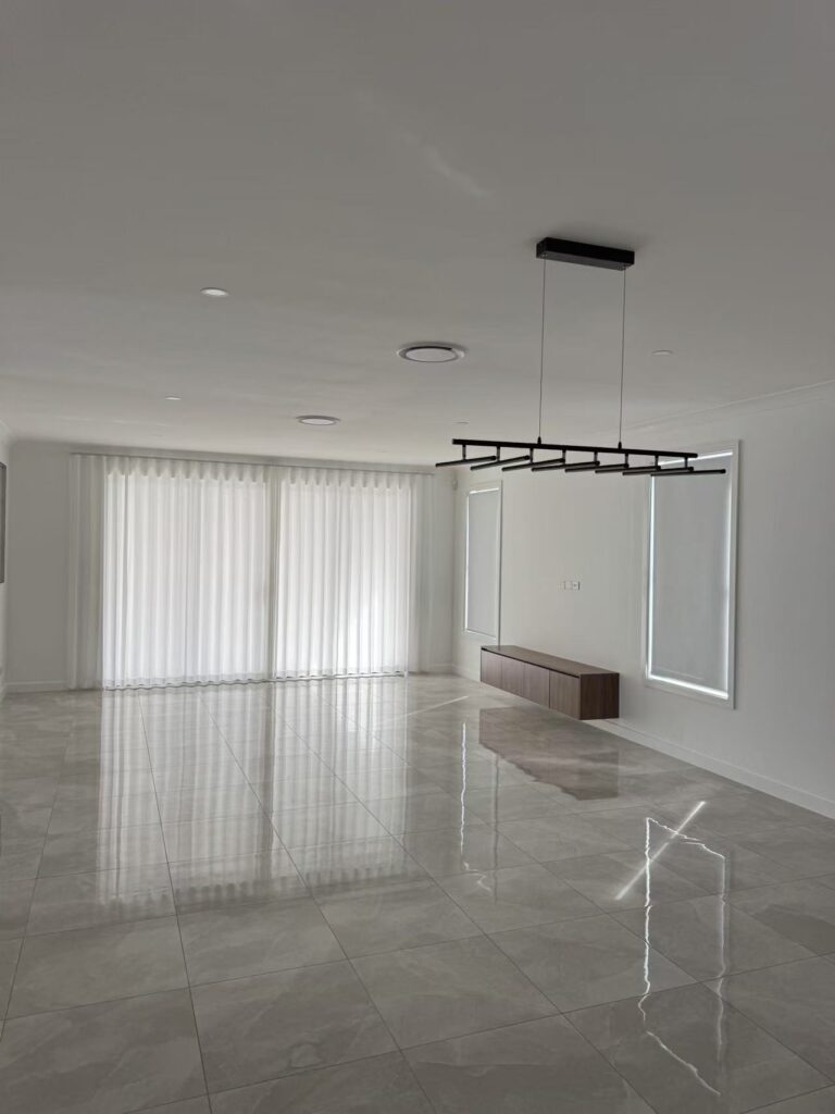 sheer with white blockout roller blinds