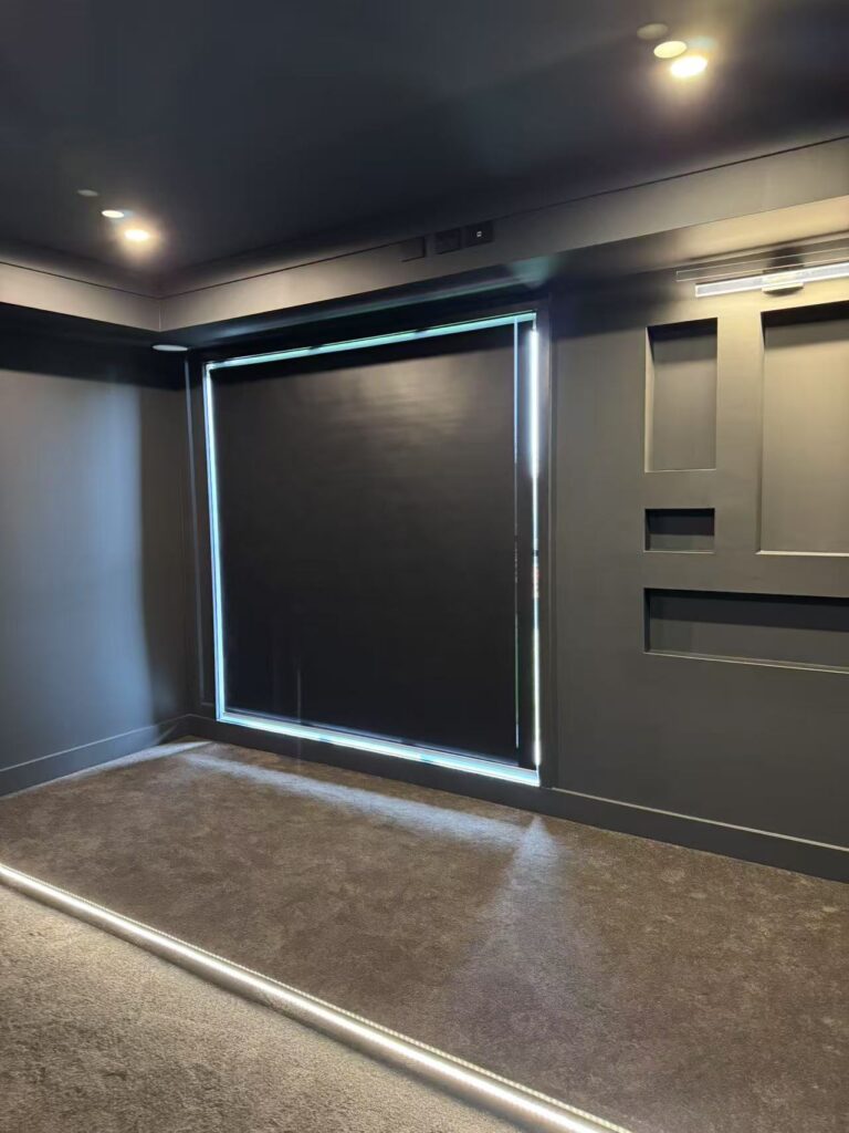 black rollerblinds waterproof